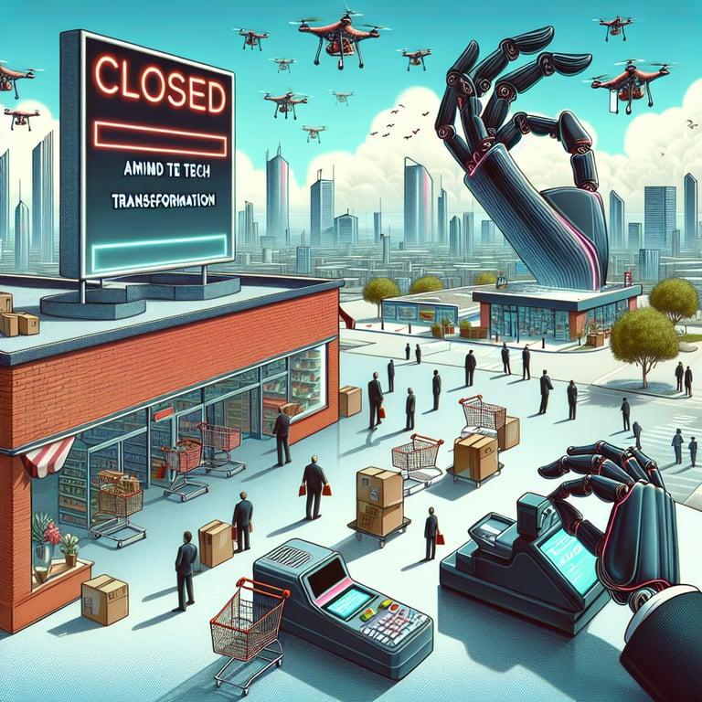 Banner for AI Takes Its Toll: Mass Layoffs Hit Amazon and Walmart Amid Tech Transformation