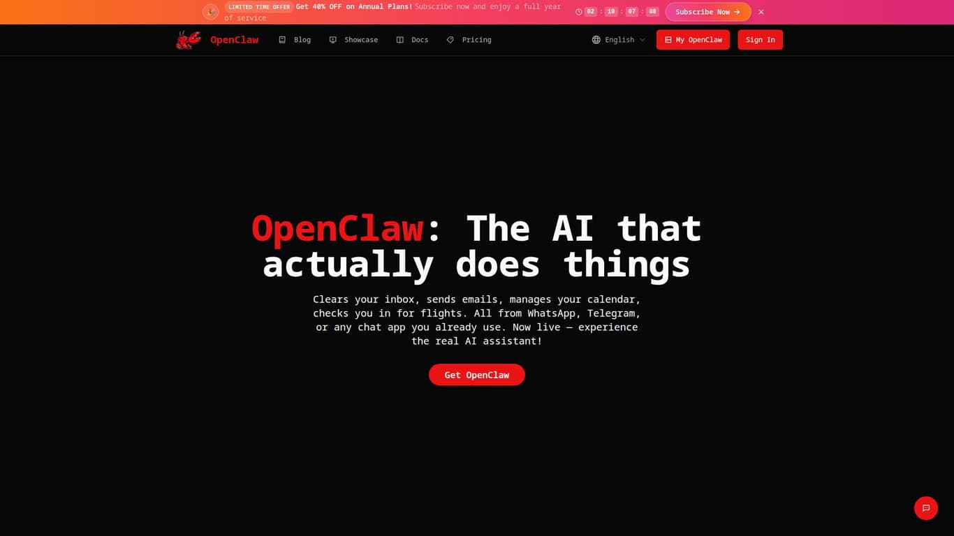 OpenClaw screenshot
