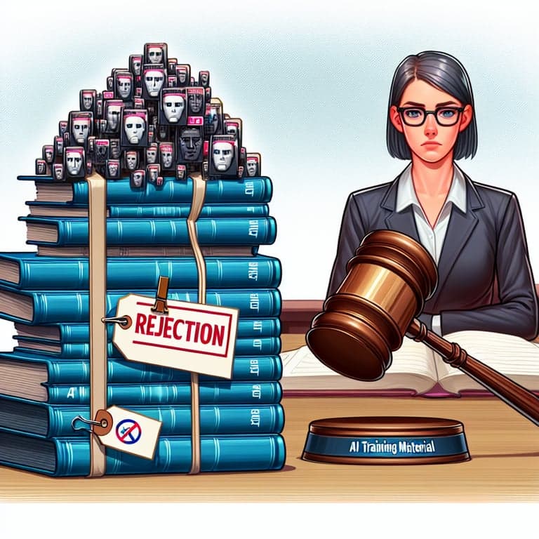 Banner for Judge Rejects Landmark $1.5 Billion Settlement Over Anthropic's Pirated Books for AI Training