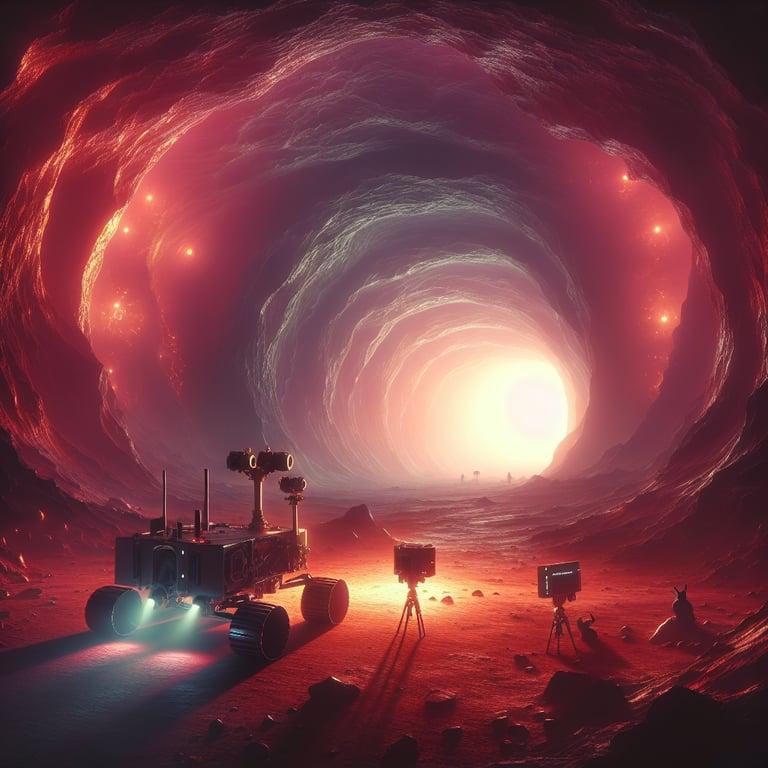 Banner for NASA Unveils Mysterious Martian Cave: Gateway to Potential Alien Hideouts or Human Habitat?