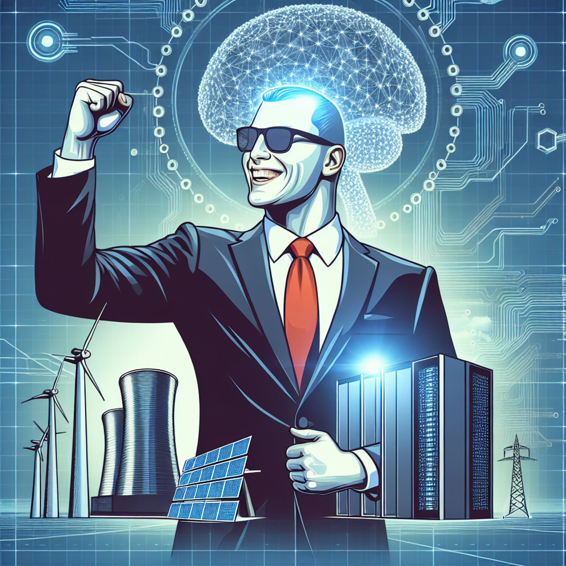 Trump Cheers Mega AI Data Centers and Greenlights Private Power Plants