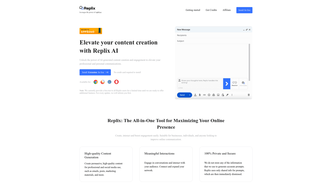 Replix.ai screenshot