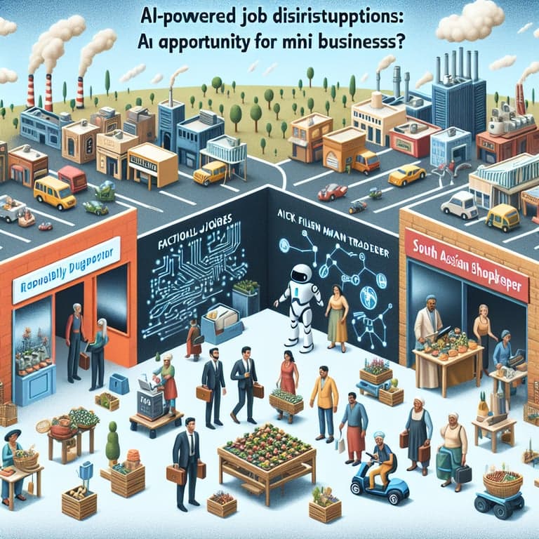 AI-Powered Job Disruptions: An Opportunity for Mini Businesses?
