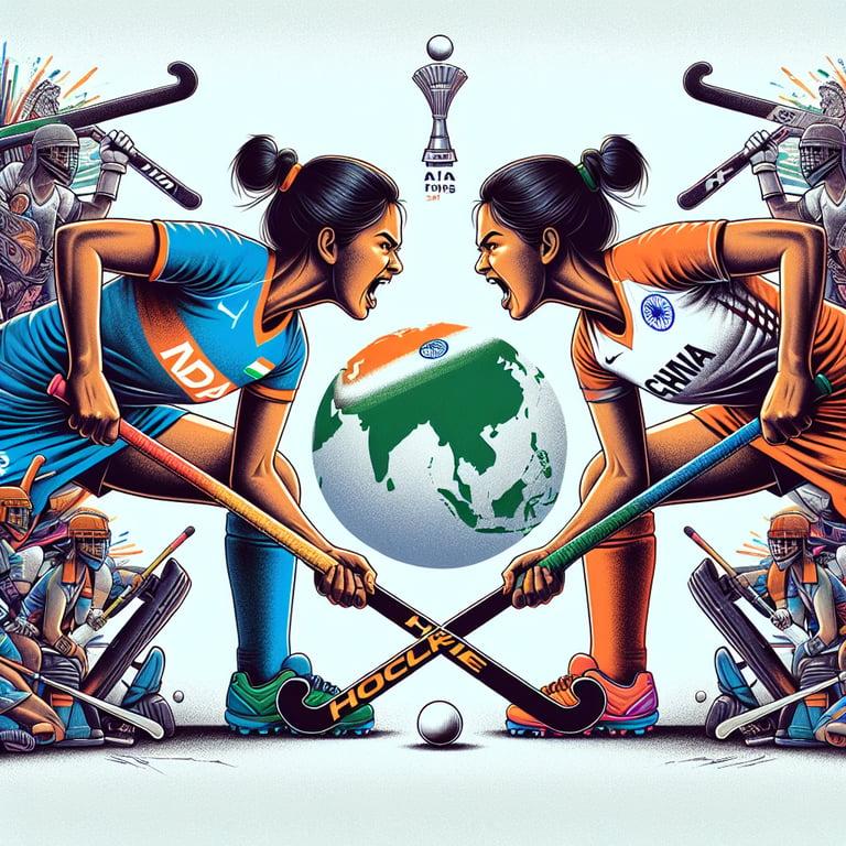 Banner for India Set to Challenge Dominant China in Women's Hockey Asia Cup 2025 Final!