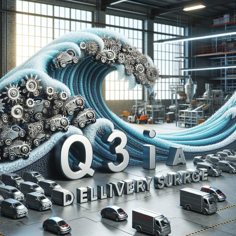 Banner for Tesla Gears Up to Smash Q3 Delivery Forecasts: Analysts Predict a Surge in EV Demand