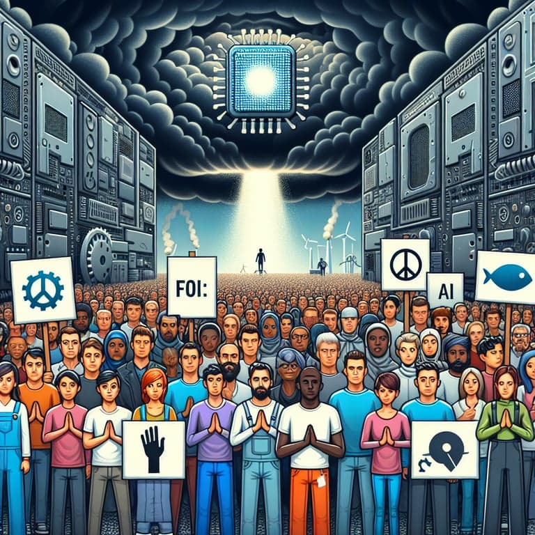 Banner for Google Workers Take a Stand: Protesting AI-Military Collaborations