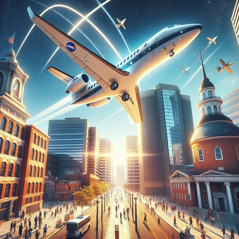 Banner for NASA Takes to the Skies with Low-Flying Research Flights Over Baltimore!