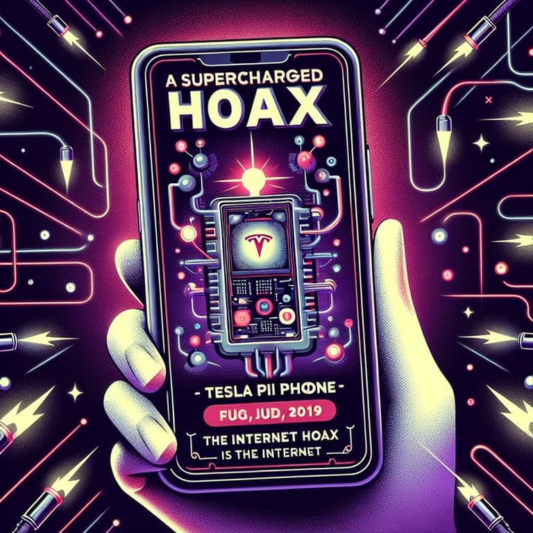 Banner for Tesla Pi Phone: A Supercharged Hoax That Fooled the Internet!
