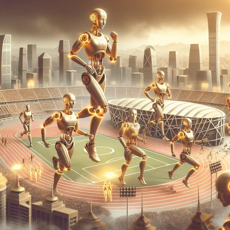 Banner for Robots Go for Gold: Beijing Hosts the World's First Humanoid Robot Games