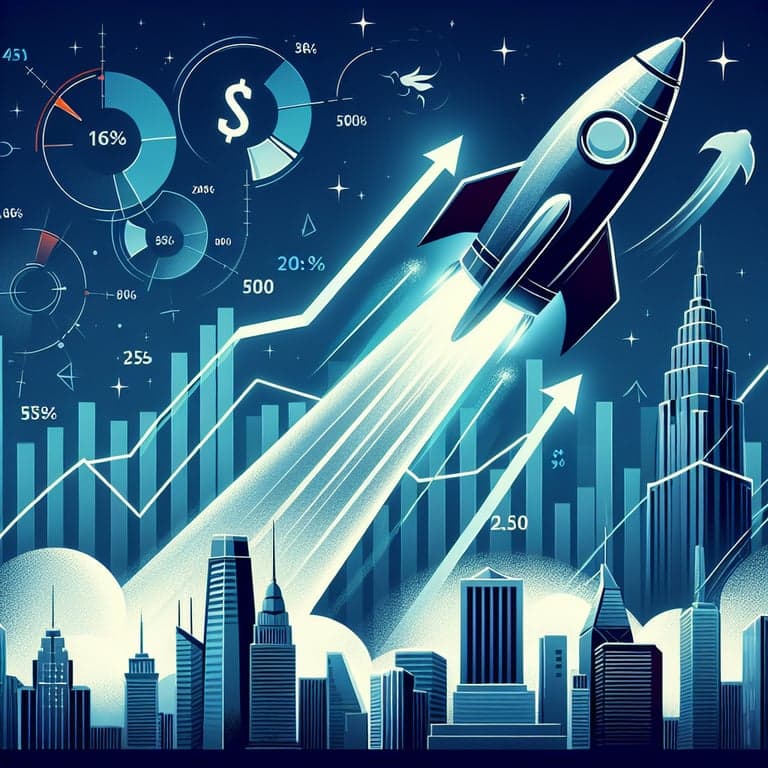 Banner for Dow, S&P 500, and Nasdaq Skyrocket to Record Highs: A Bullish Run Fueled by Rate Cut Hopes