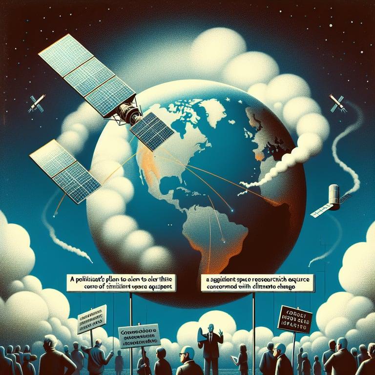 Banner for Climate Crisis Alert: Trump's Plan to Deorbit Key NASA Climate Satellites Sparks Outrage
