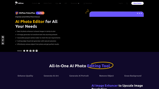 Thumbnail image for HitPaw Photo AI