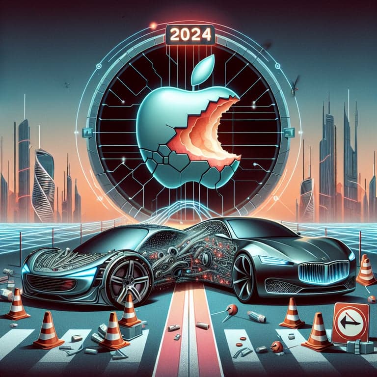2024's Auto Innovations Hit Roadblocks: Apple Car and Fisker Lead the Setbacks!