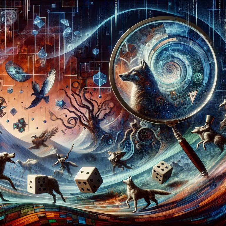 Banner for Wolf Games Taps AI Magic to Spin Intriguing Murder Mysteries!