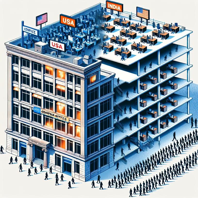 Banner for IBM's Bold Move: 9,000 US Layoffs amid Office Shift and India Expansion