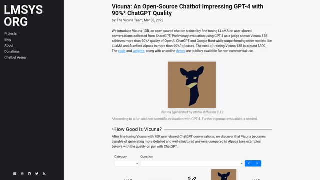 Thumbnail image for Vicuna