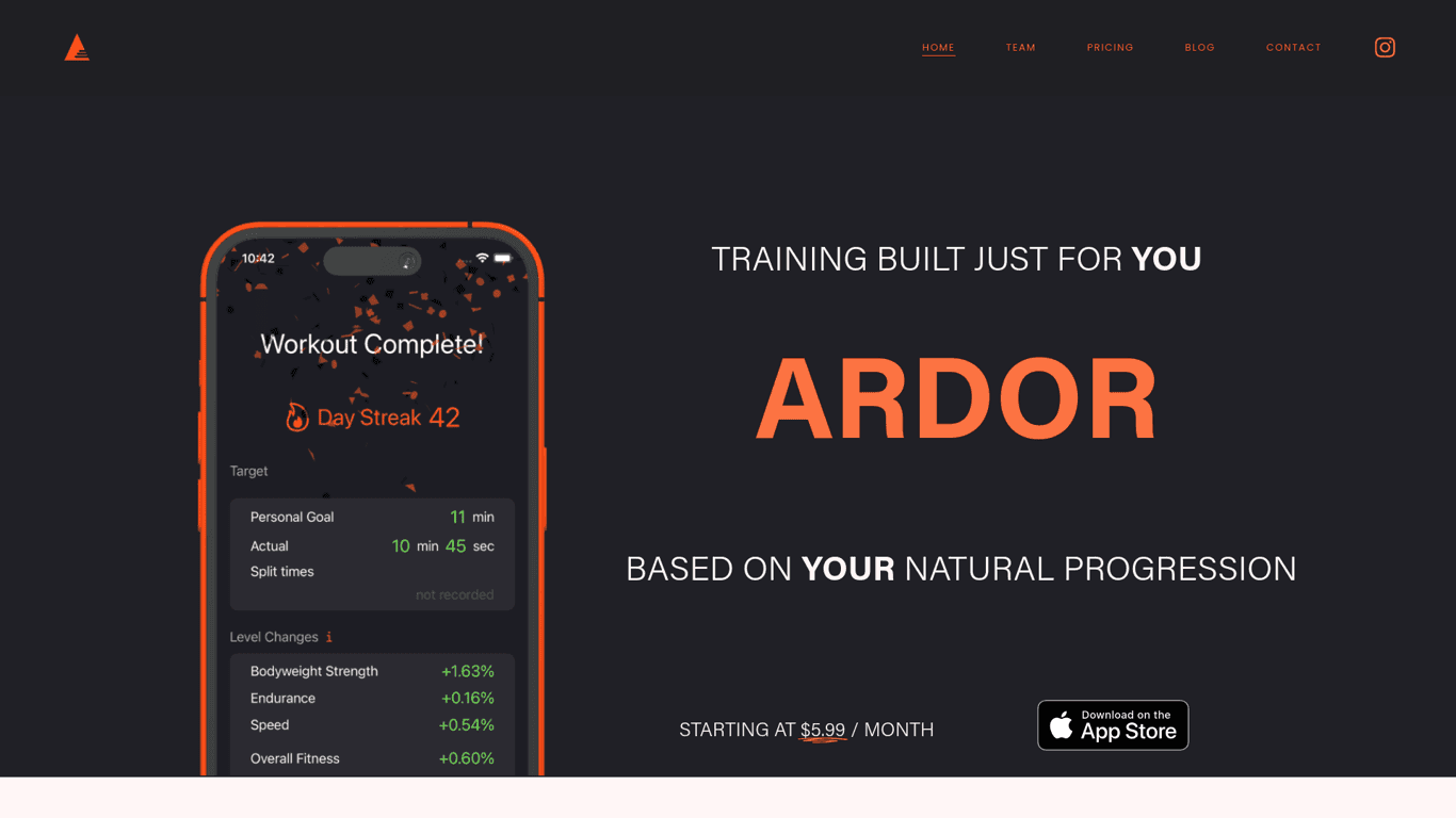 Ardor Fitness screenshot