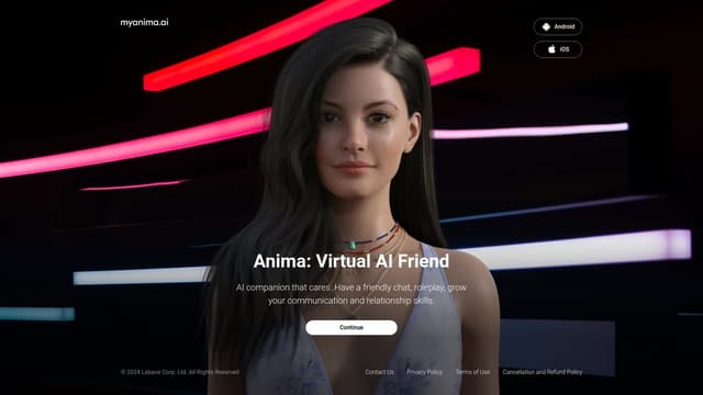Thumbnail image for MyAnima AI Companion