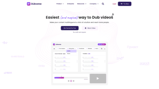 Thumbnail image for Dubverse.ai