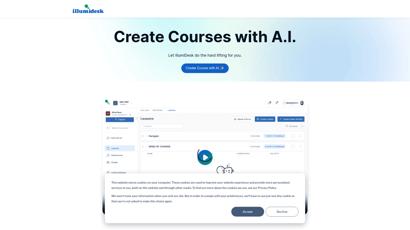 Illumidesk screenshot