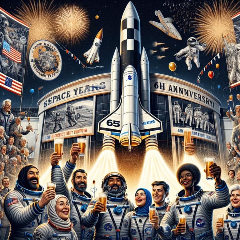 NASA Marshall Space Flight Center Celebrates its 65th Anniversary with a Blast!