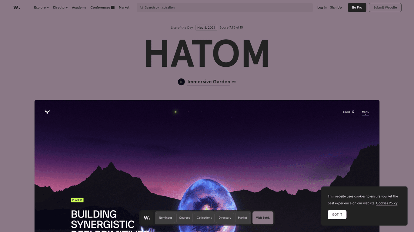 Awwwards screenshot