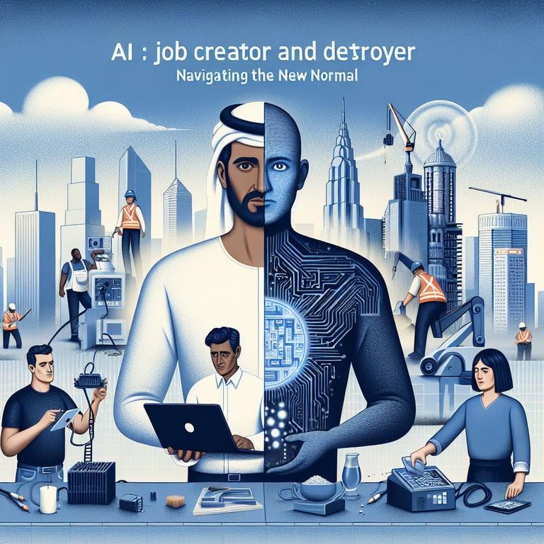 Banner for AI: The Job Creator and Destroyer - Navigating the New Normal