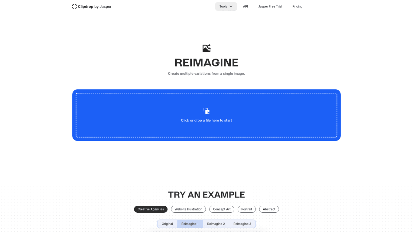 Stable Diffusion Reimagine screenshot