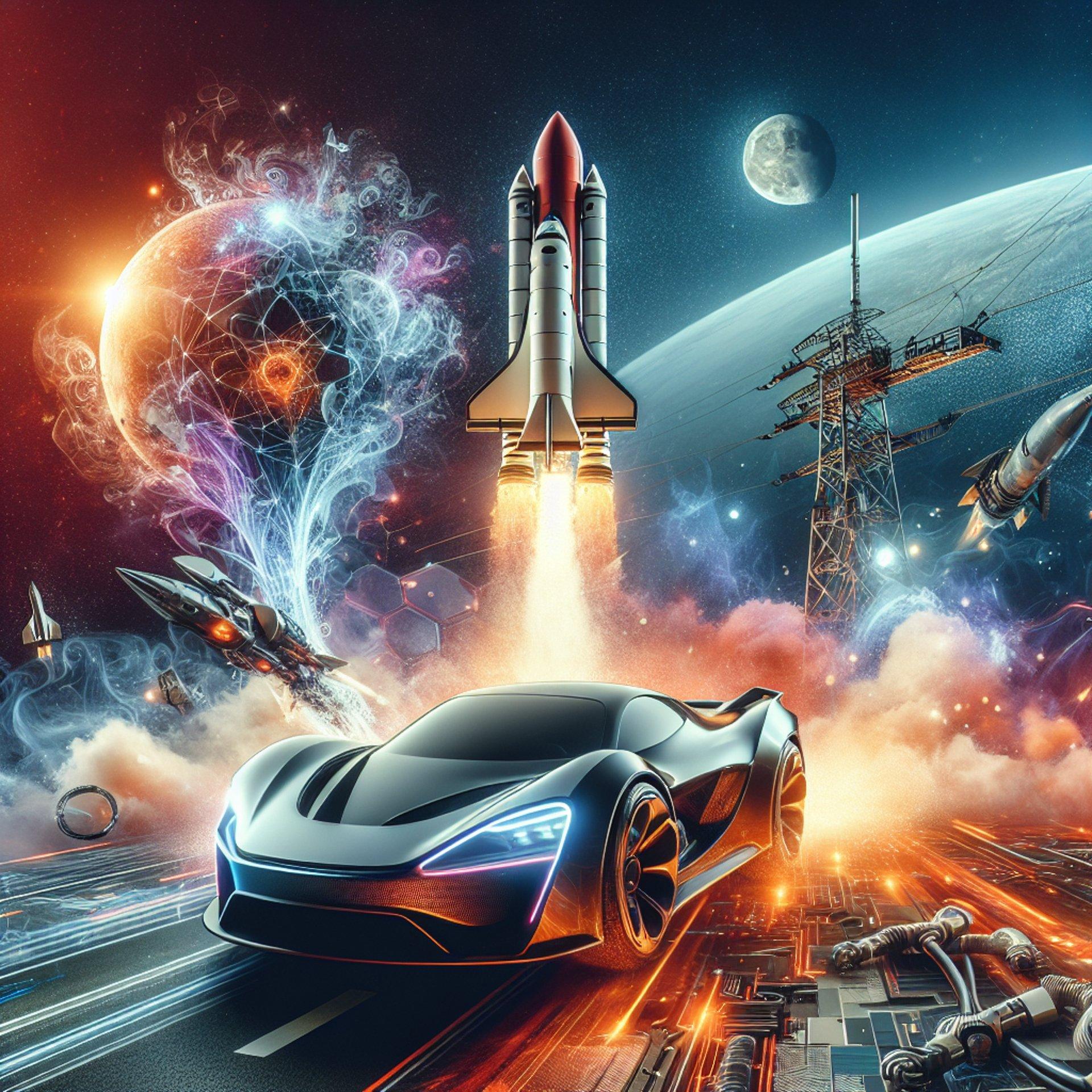 Banner for Elon's Cosmic Joyride: Falcon Heavy Launches Tesla Roadster into Orbit