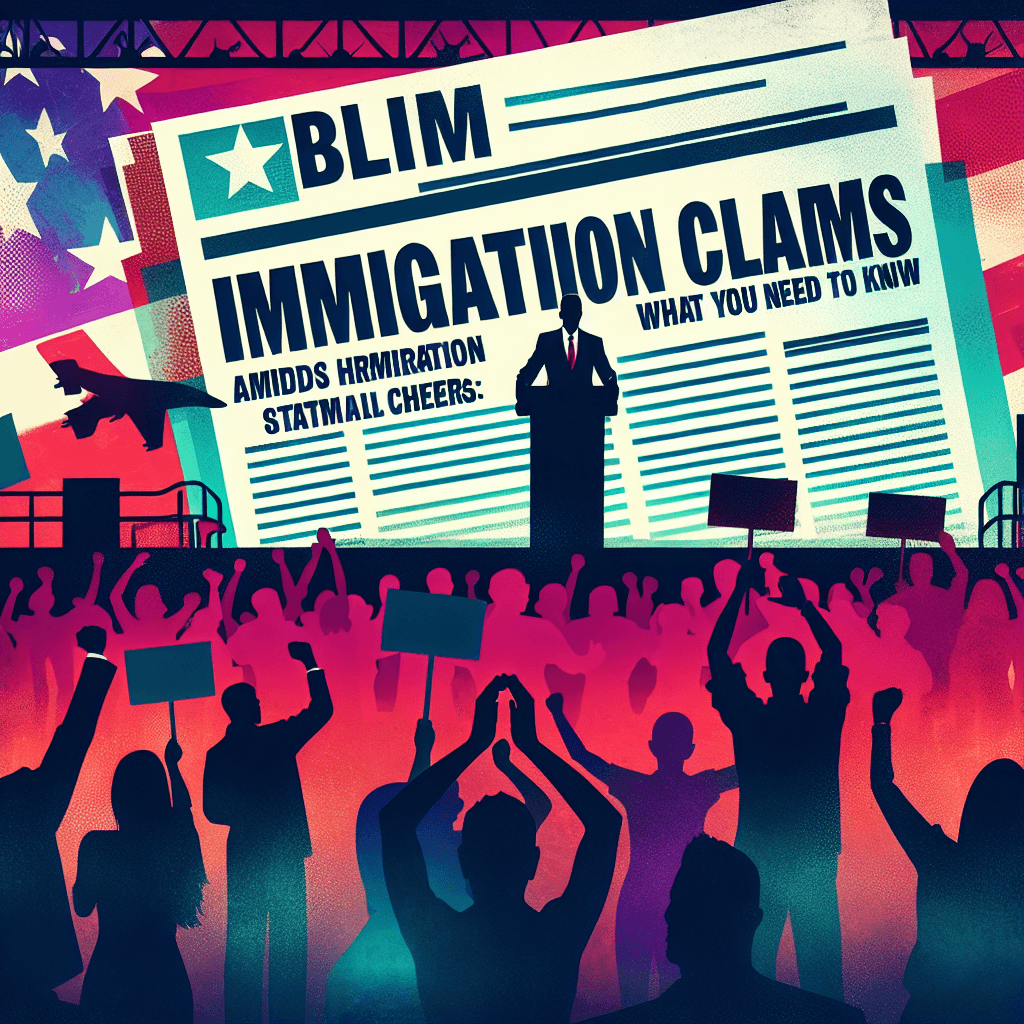 Banner for Trump's Bold Immigration Claims Amidst Rally Cheers: What You Need to Know!