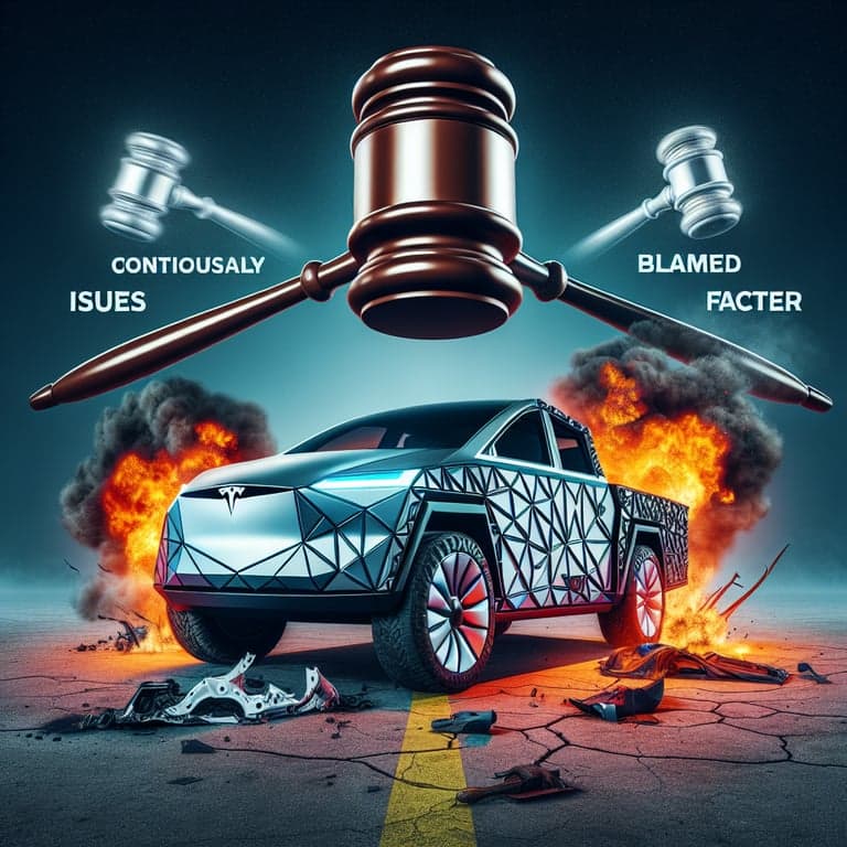 Tesla Cybertruck's Design Under Fire in Latest Lawsuit Over Fatal Crash
