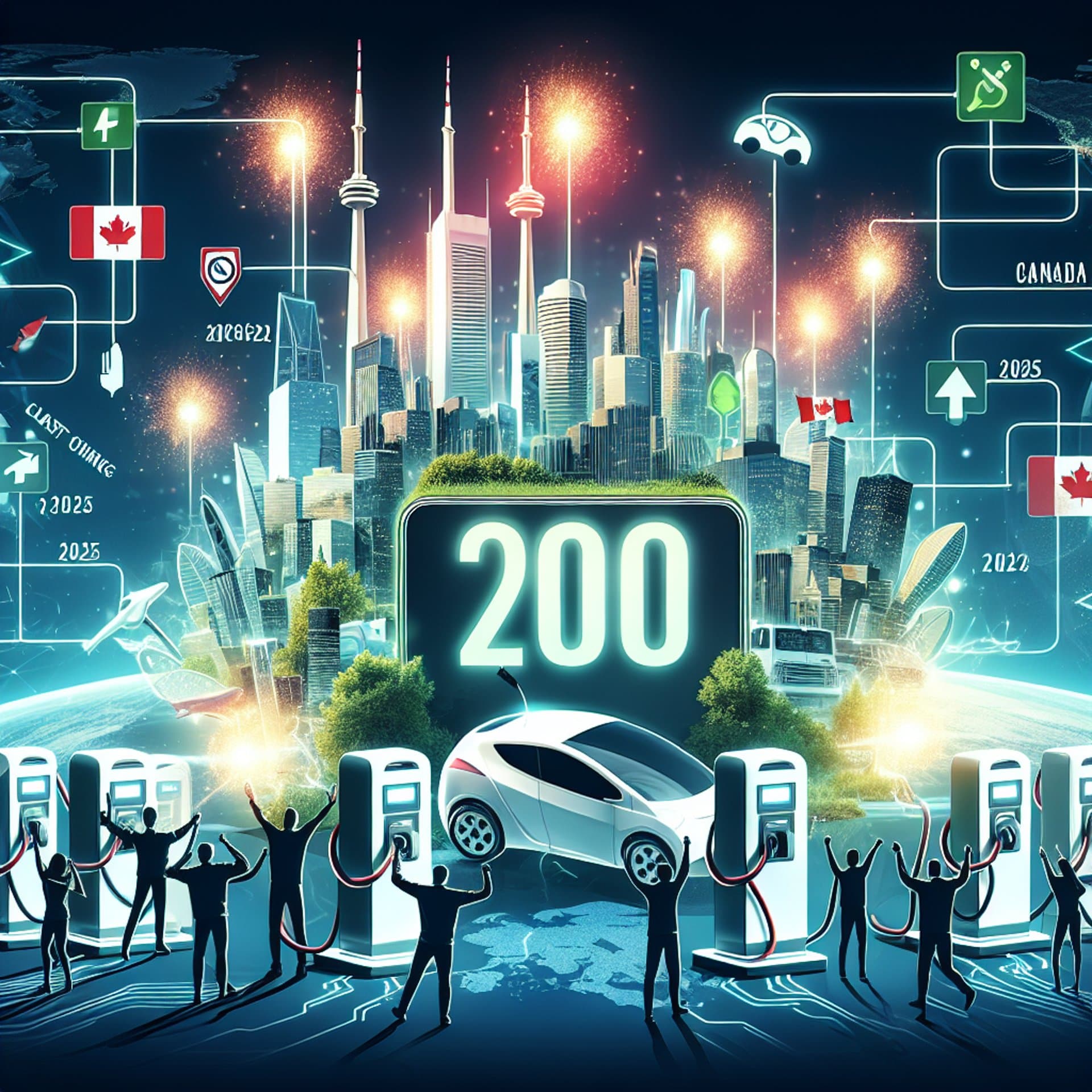 Banner for Tesla Supercharges Canada: Leading the Charge with 2,000 New DC Fast Ports in 2025!