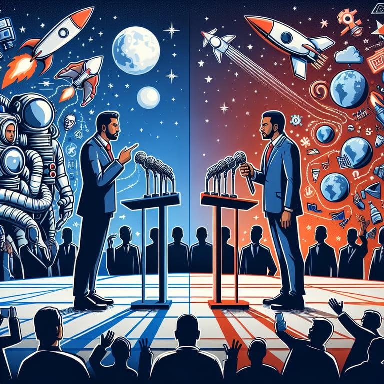 Banner for Elon Musk vs. Donald Trump: A Political Showdown to Remember