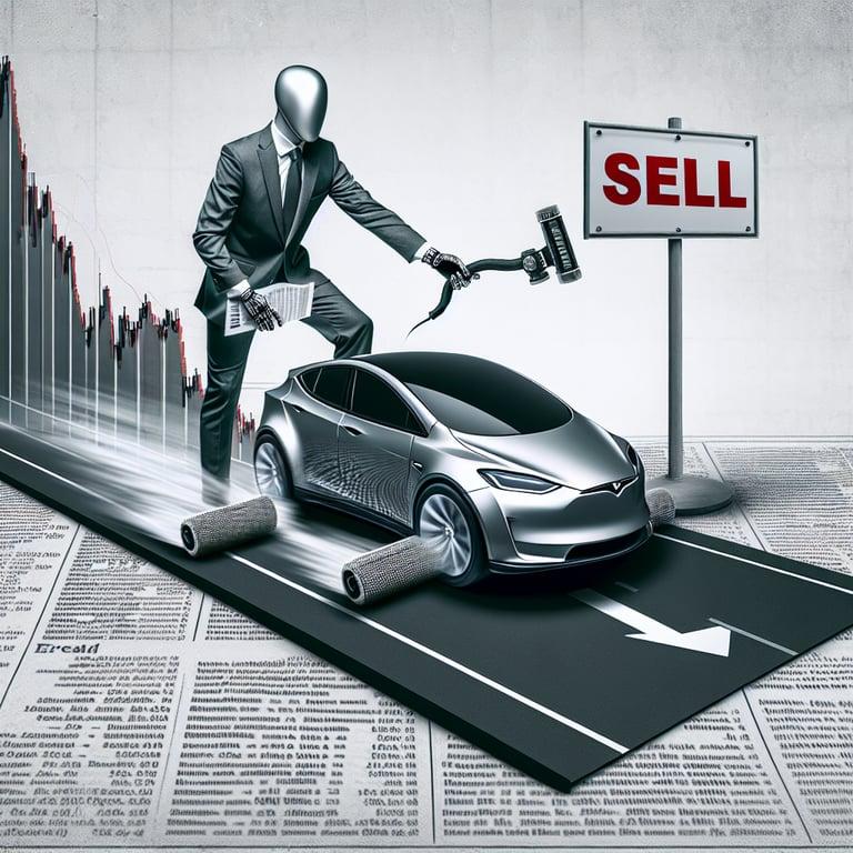 Banner for Morningstar Analyst Seth Goldstein Puts a Brake on Tesla with 'Sell' Rating