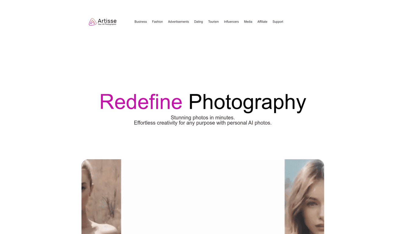 Artisse screenshot