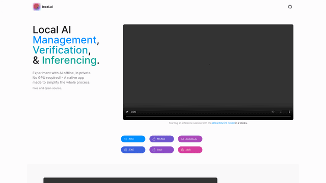 Thumbnail image for Local AI Playground