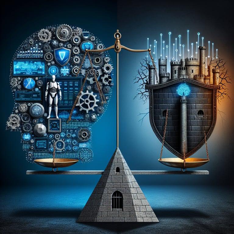 Banner for AI's Double-Edged Sword in Cybersecurity: A Balancing Act