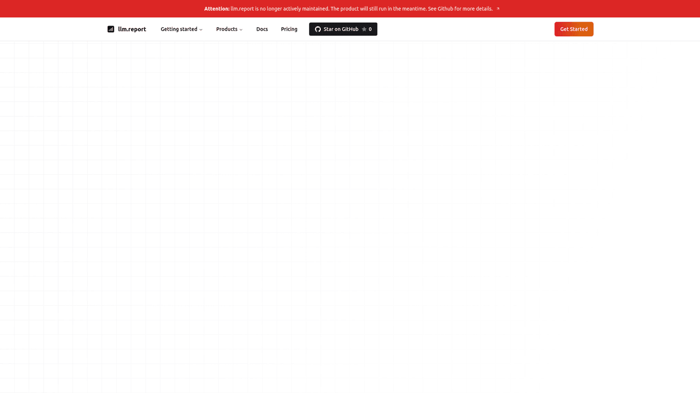 Llm.report screenshot