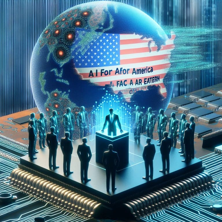 Banner for Former Google CEO Eric Schmidt Calls for 'AI for America' to Counter China's Tech Surge