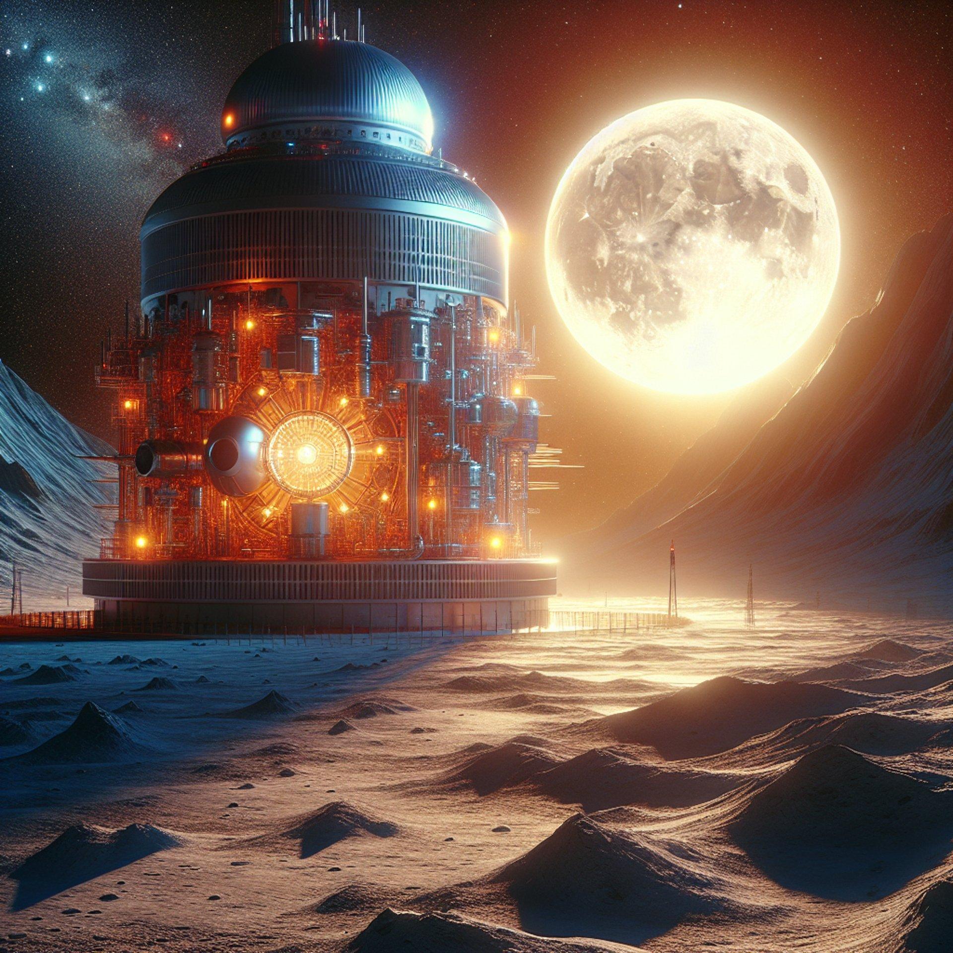 Banner for NASA's Moonshot: 100-Kilowatt Nuclear Reactor to Power Lunar Exploration