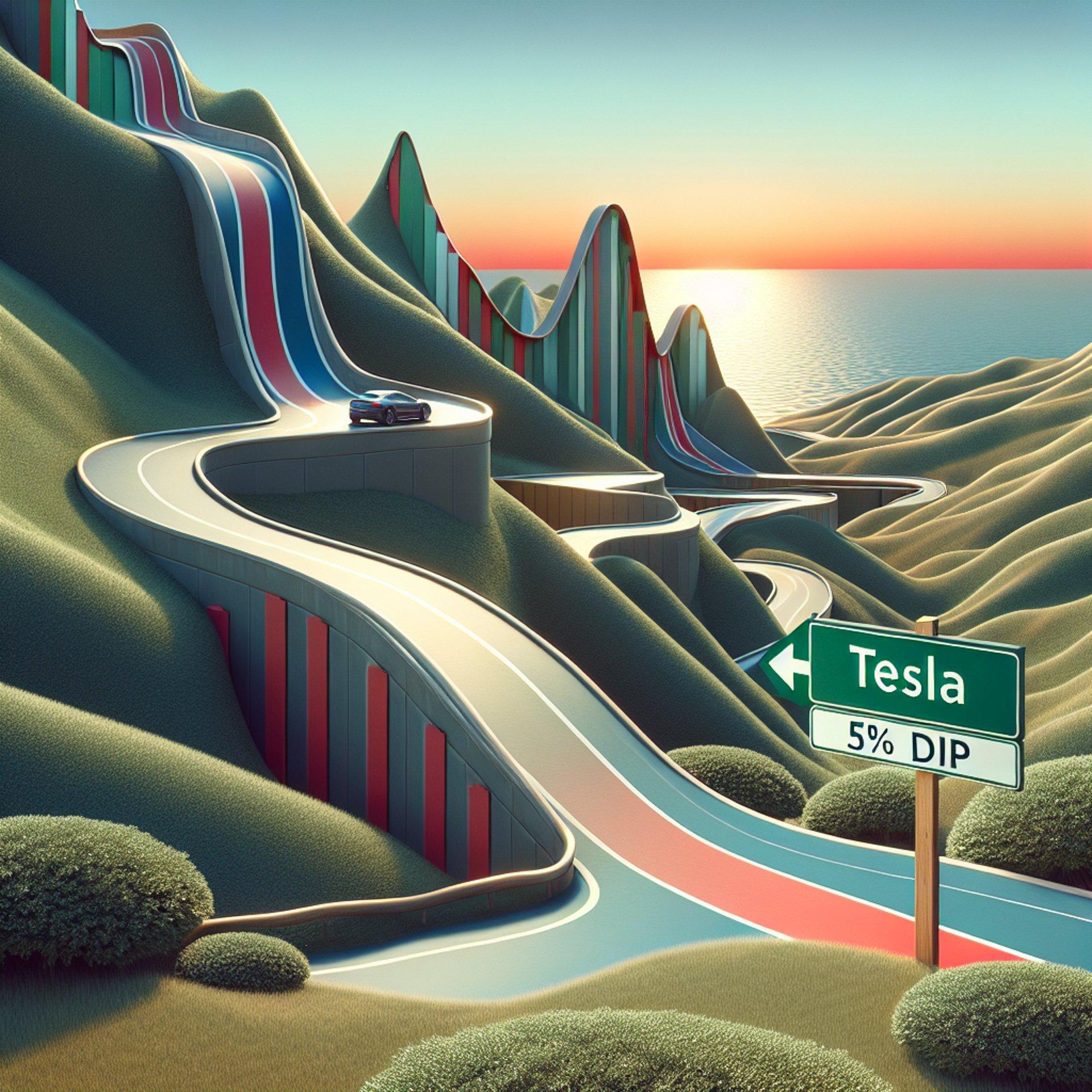 Banner for Tesla Stock Takes a Sharp Turn: What's Behind the 5% Dip?