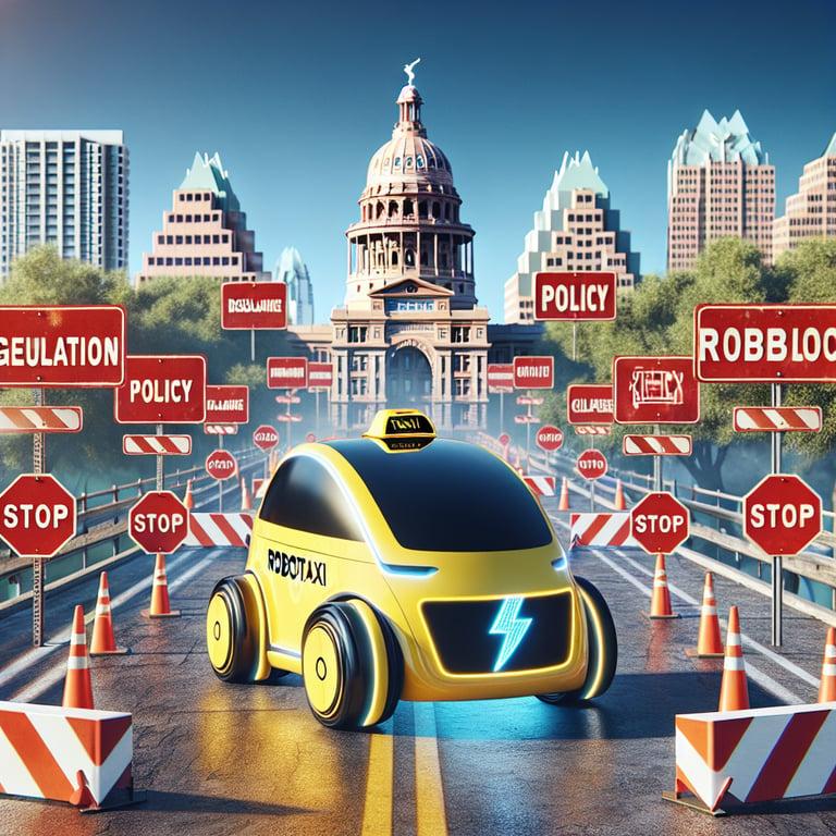 Banner for Tesla's Robotaxi Rides into Regulatory Roadblocks in Austin
