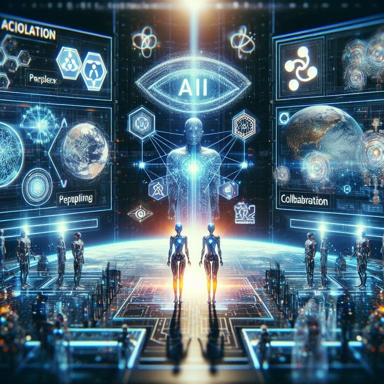 Banner for Perplexity AI's Aravind Srinivas and Google's Sundar Pichai Spark Collaboration Speculation at AI Action Summit 2025