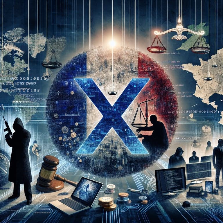 Banner for Elon Musk's X Embroiled in French Cybercrime Investigation