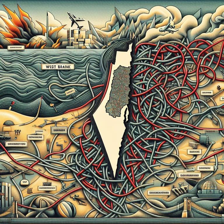 Banner for Google Maps Faces Criticism in West Bank: Navigational Nightmares Amidst Conflict