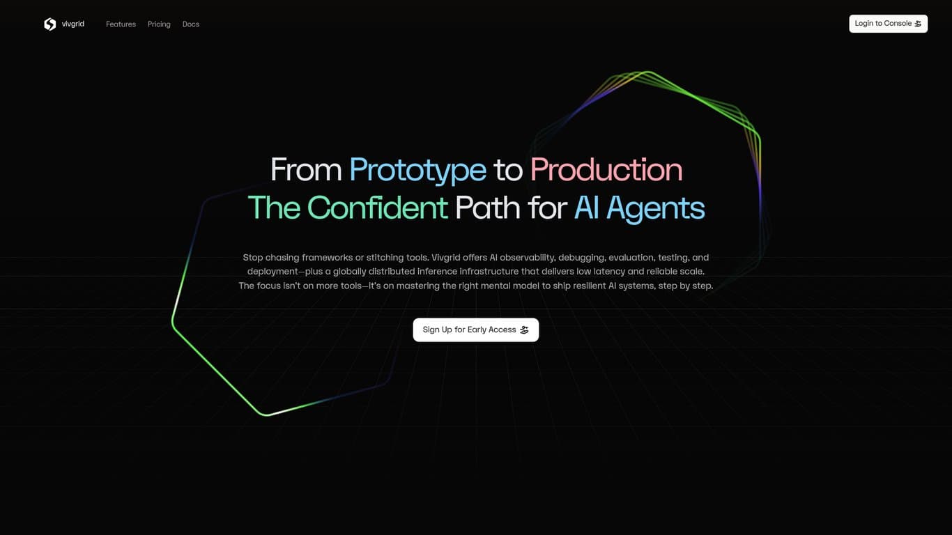 Vivgrid screenshot