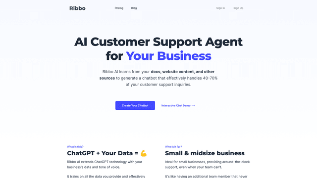 Thumbnail image for Ribbo AI