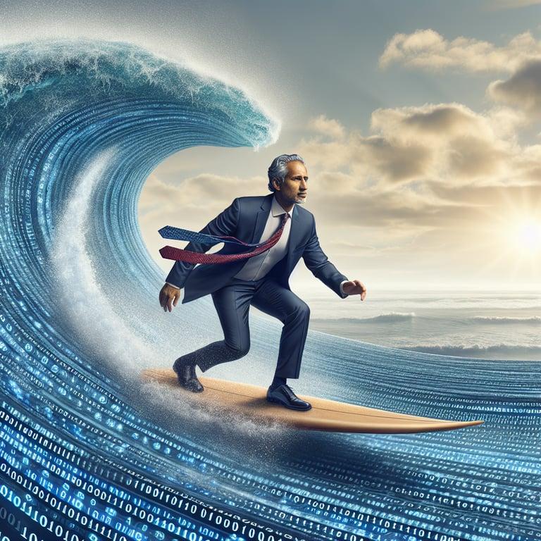 Banner for Snowflake CEO Surfs the AI Wave: Sridhar Ramaswamy Compares AI to Internet's Dawn