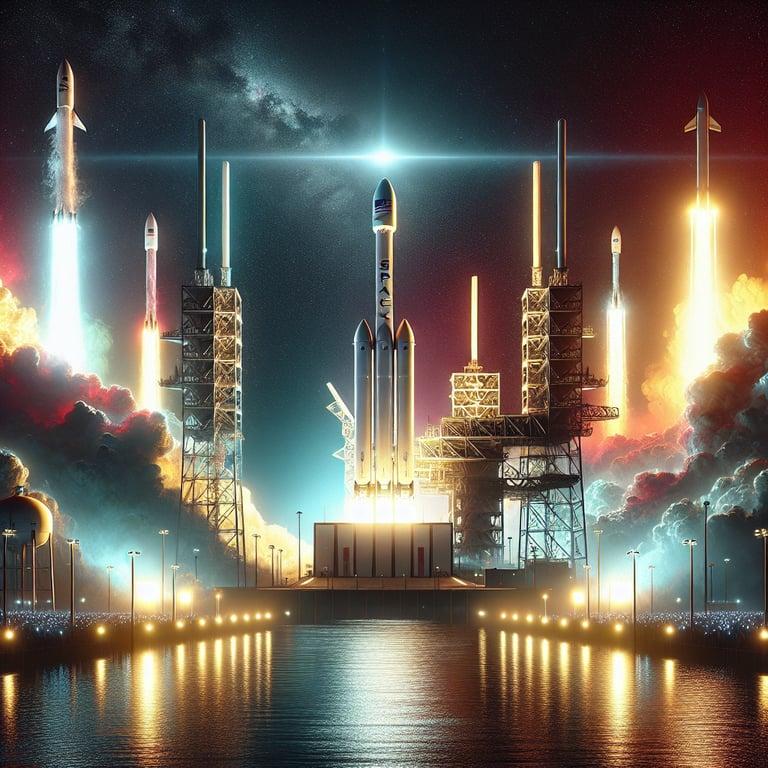 Banner for Cape Canaveral's Stellar Doubleheader: SpaceX and ULA Light Up the Skies