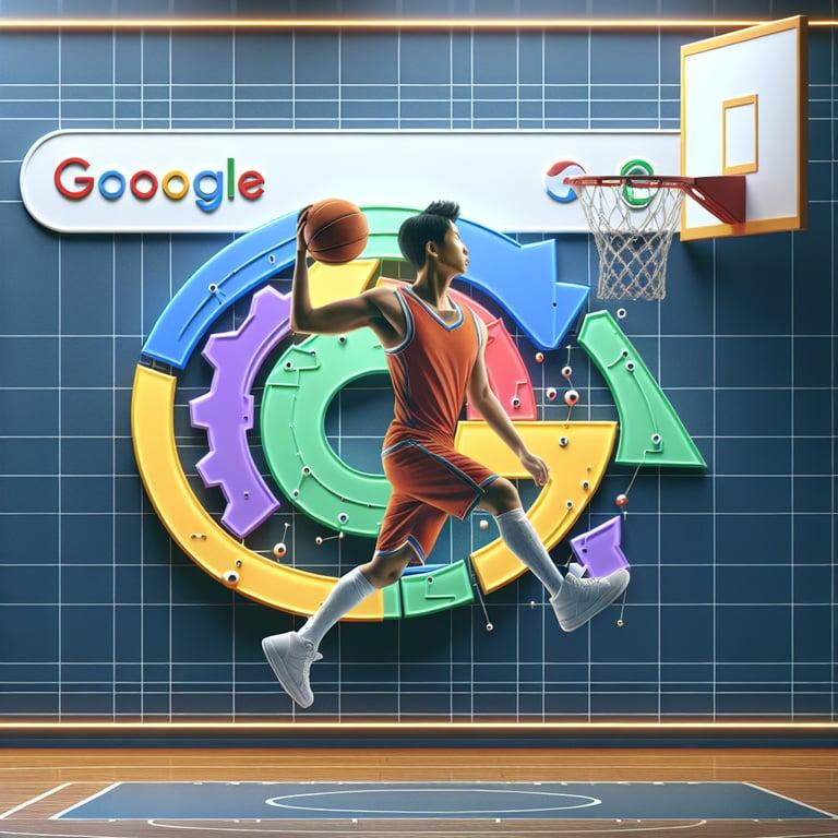 Banner for Perplexity AI's Hilarious Ad Campaign with Squid Game's Lee Jung-jae Dunks on Google!